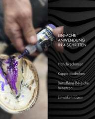 Schnelle Hilfe bei Strahlfäule BlueStuff Strahlpflegemittel