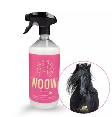 WOOW Show Shine Spray, tail and mane spray for shine and volume 